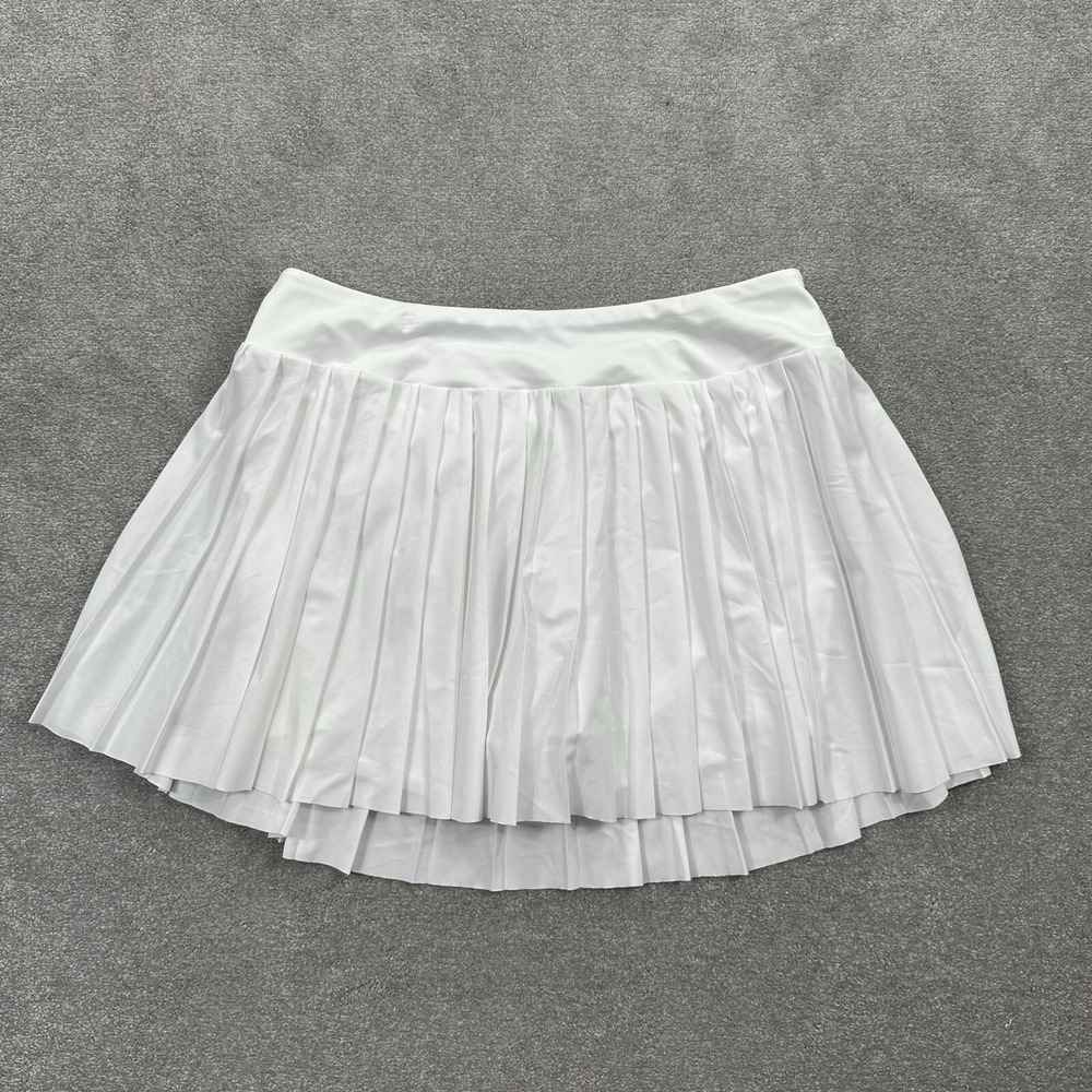 DSG Women's Performance Mid Rise Skort Size Large White Built In Short